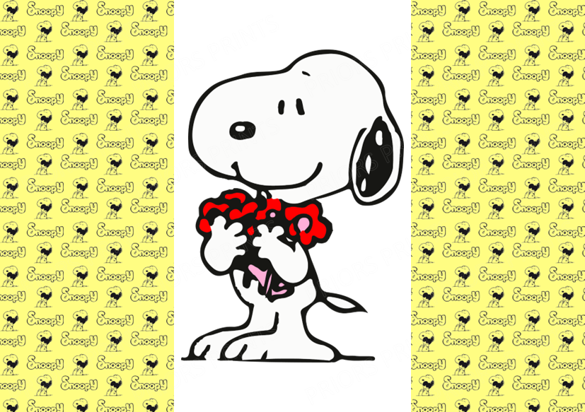 Snoopy Chocolate Bar Wrapper- Plain (No Text)