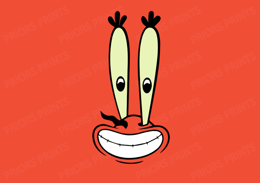 Sponge Bob Faces Chocolate Bar Wrapper- Plain (No Text)