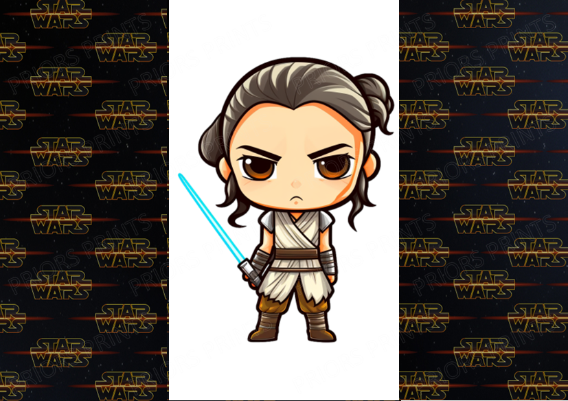 Star Wars Chocolate Bar Wrapper- Plain (No Text)