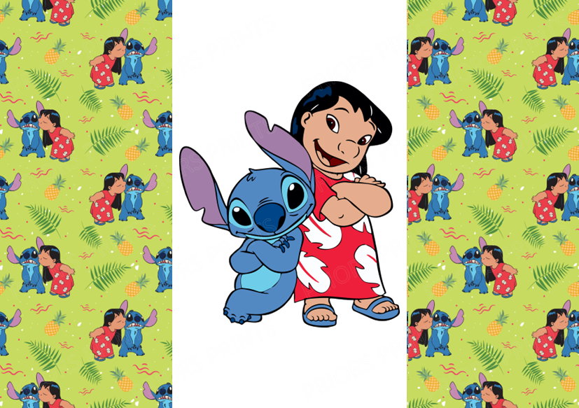 Stitch Chocolate Bar Wrapper- Plain (No Text)