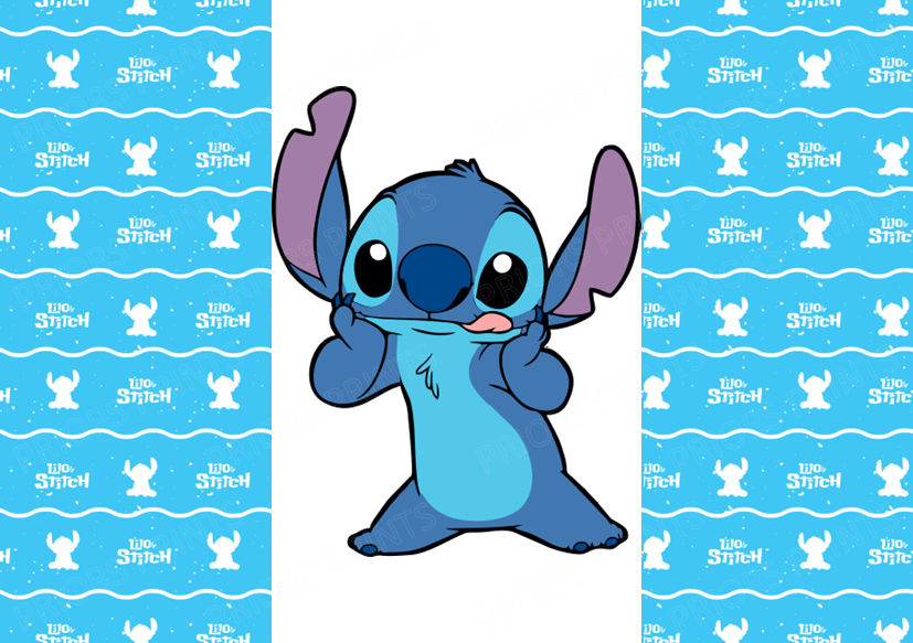 Stitch Chocolate Bar Wrapper- Plain (No Text)