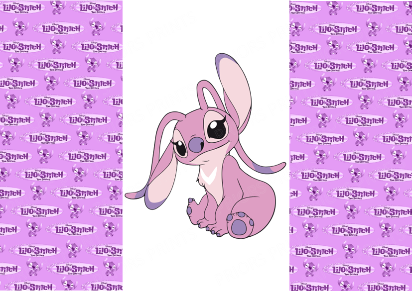 Stitch Chocolate Bar Wrapper- Plain (No Text)
