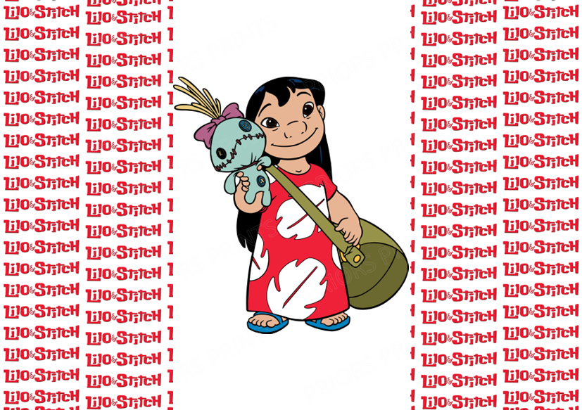 Stitch Chocolate Bar Wrapper- Plain (No Text)