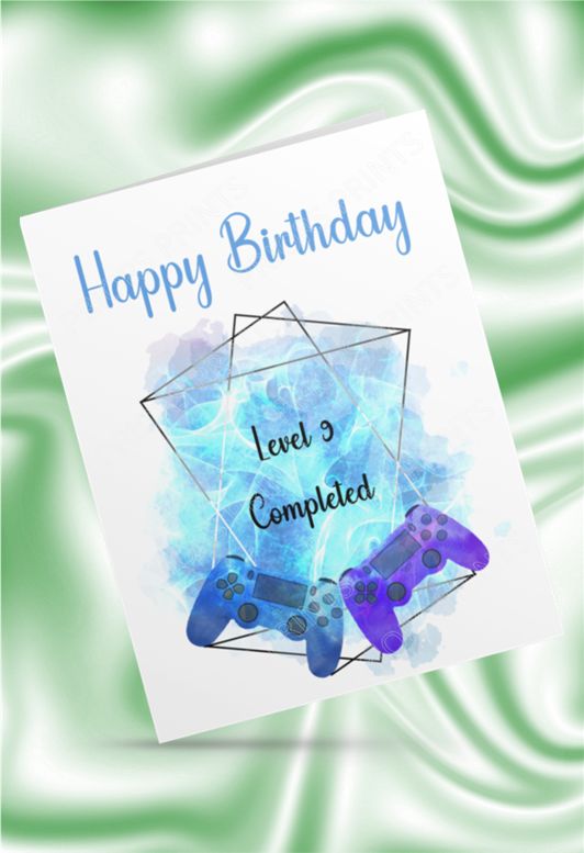 Gamer Birthday Cards