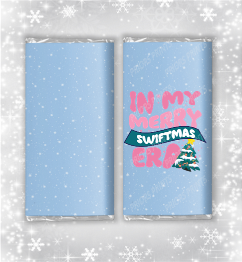 Taylor Swift Christmas Chocolate Bar Wrapper