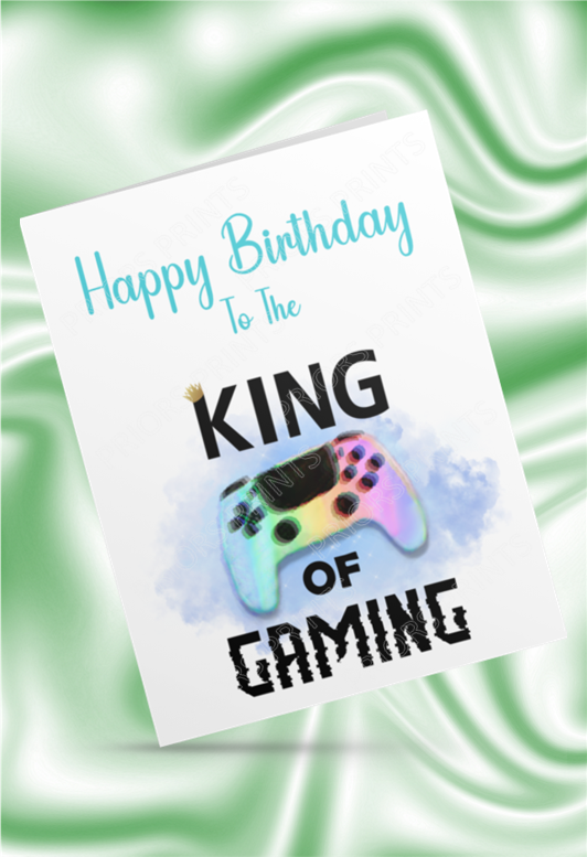 Gamer Birthday Cards