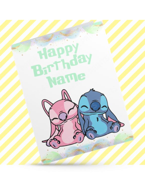Lilo & Stitch Personalised Birthday Cards