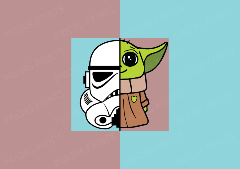 Star Wars Chocolate Bar Wrapper- Plain (No Text)
