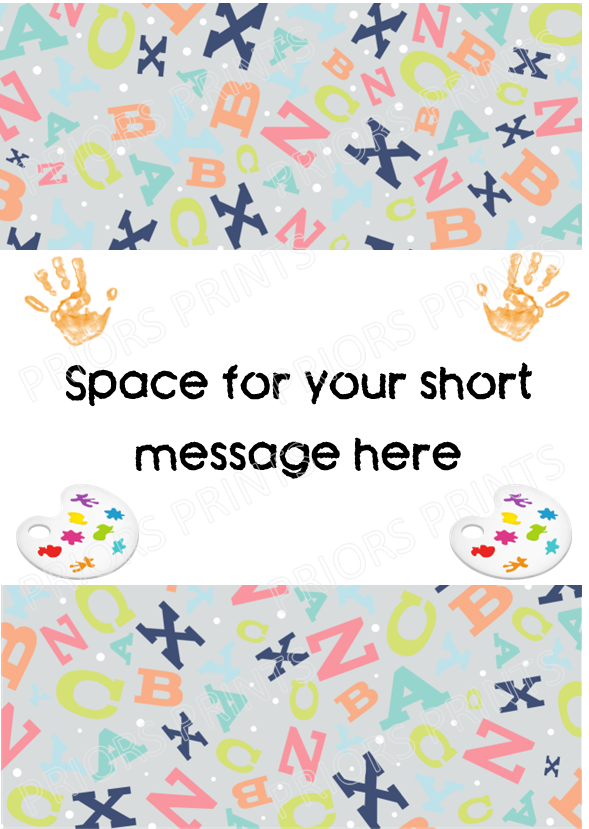 Personalised Teacher Chocolate Bar Wrapper- Add your own message