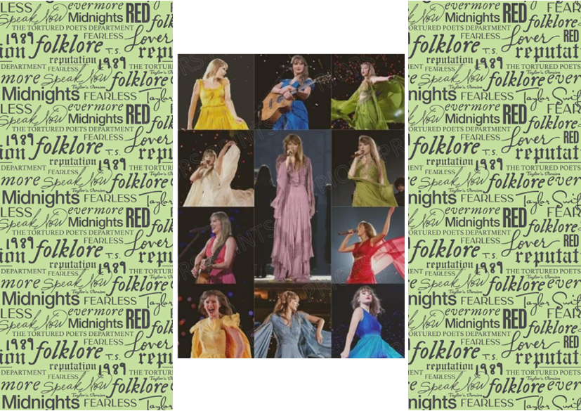 Taylor Swift Chocolate Bar Wrapper- Plain (No Text)