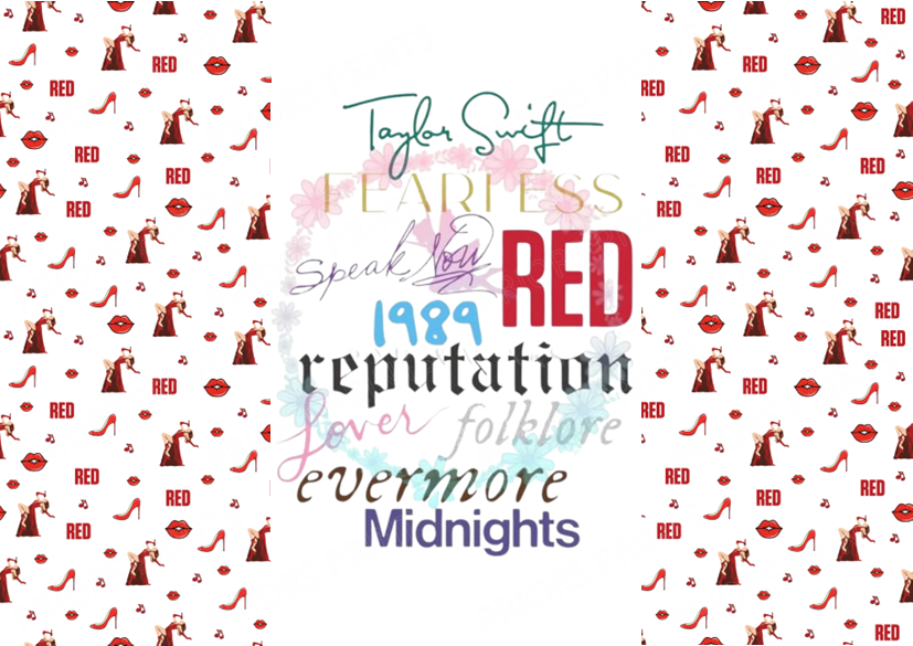Taylor Swift Chocolate Bar Wrapper- Plain (No Text)