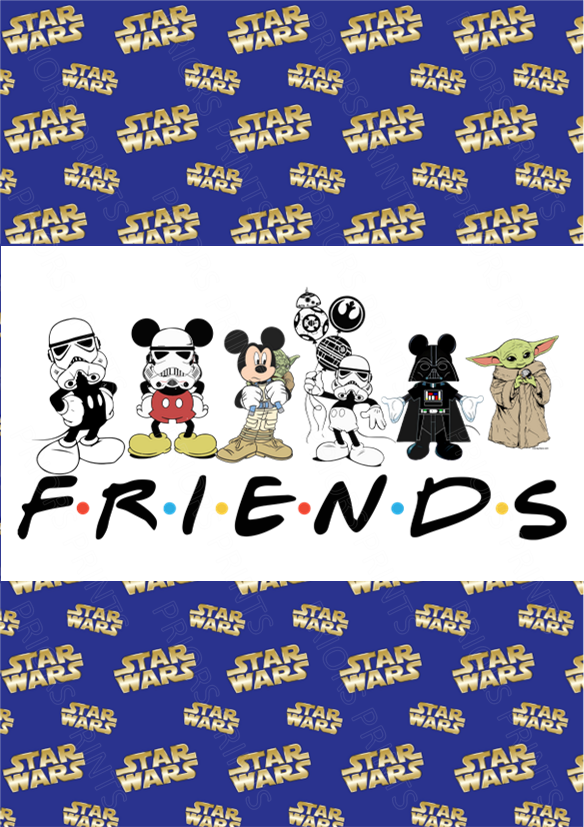 Star Wars Chocolate Bar Wrapper- Plain (No Text)