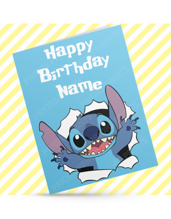 Lilo & Stitch Personalised Birthday Cards