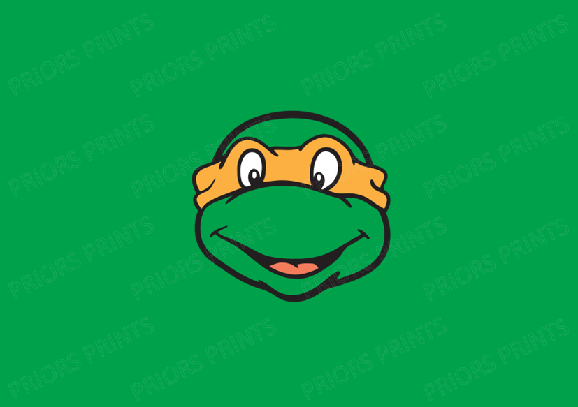 Turtle Faces Chocolate Bar Wrapper- Plain (No Text)