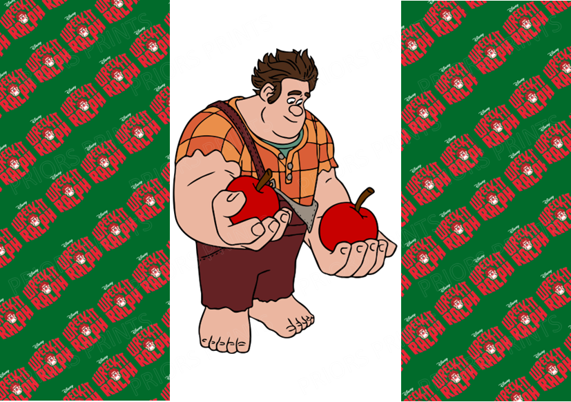 Wreck It Ralph Chocolate Bar Wrapper- Plain (No Text)