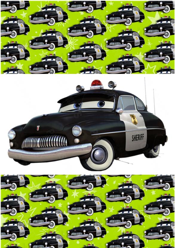 Cars Chocolate Bar Wrapper- Plain (No Text)