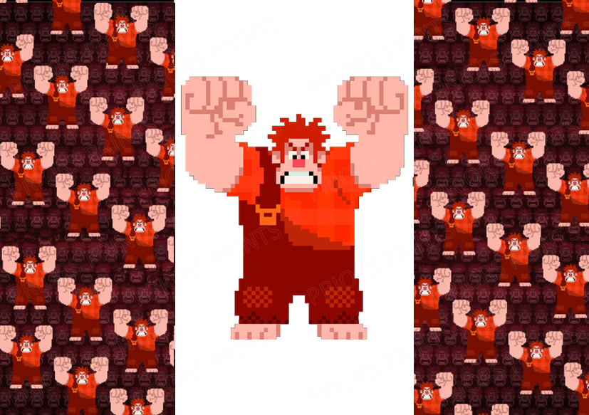 Wreck It Ralph Chocolate Bar Wrapper- Plain (No Text)