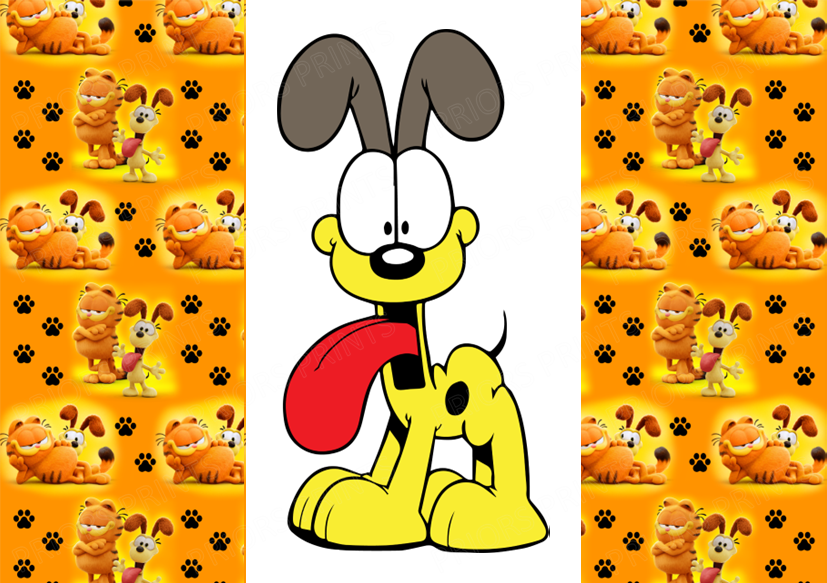 Garfield Chocolate Bar Wrapper- Plain (No Text)