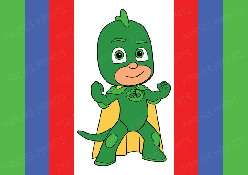 PJ Masks Chocolate Bar Wrapper- Plain (No Text)