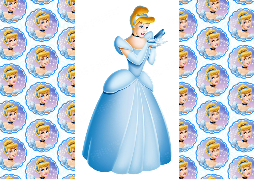 Cinderella Chocolate Bar Wrapper- Plain (No Text)