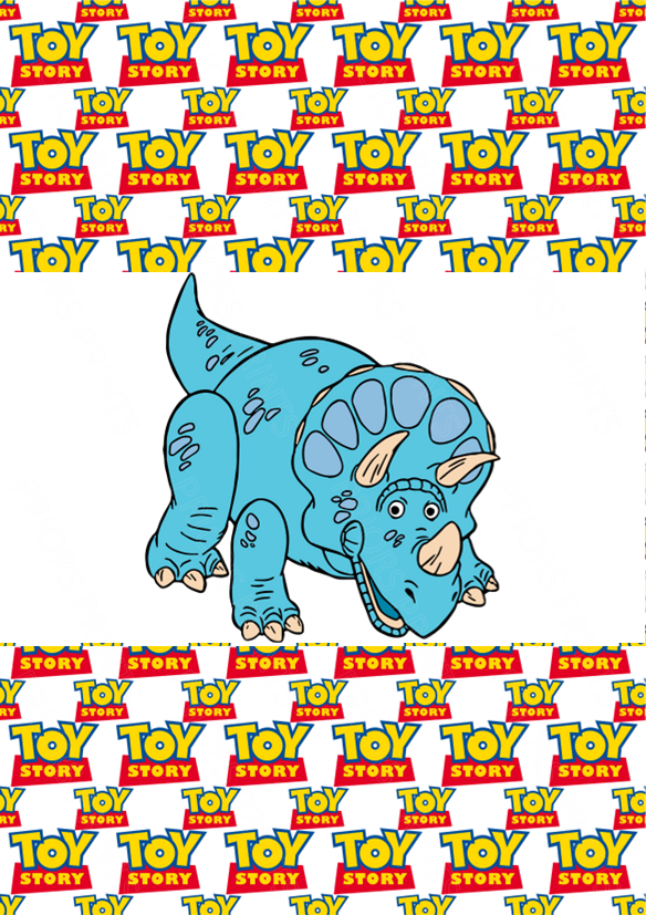 Toy Story Chocolate Bar Wrapper- Plain (No Text)