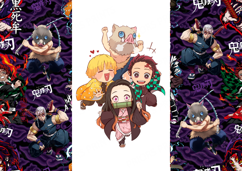 Demon Slayer Chocolate Bar Wrapper- Plain (No Text)