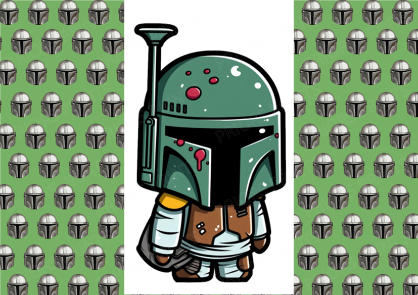 Star Wars Chocolate Bar Wrapper- Plain (No Text)
