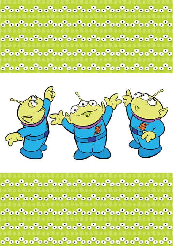 Toy Story Chocolate Bar Wrapper- Plain (No Text)