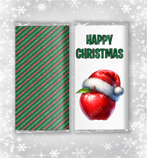 Teacher Christmas Chocolate Bar Wrapper