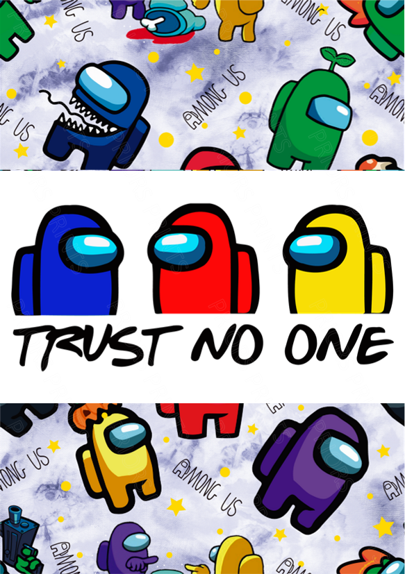 Among Us Chocolate Bar Wrapper- Plain (No Text)