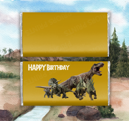 Jurassic Park Chocolate Bar Wrappers
