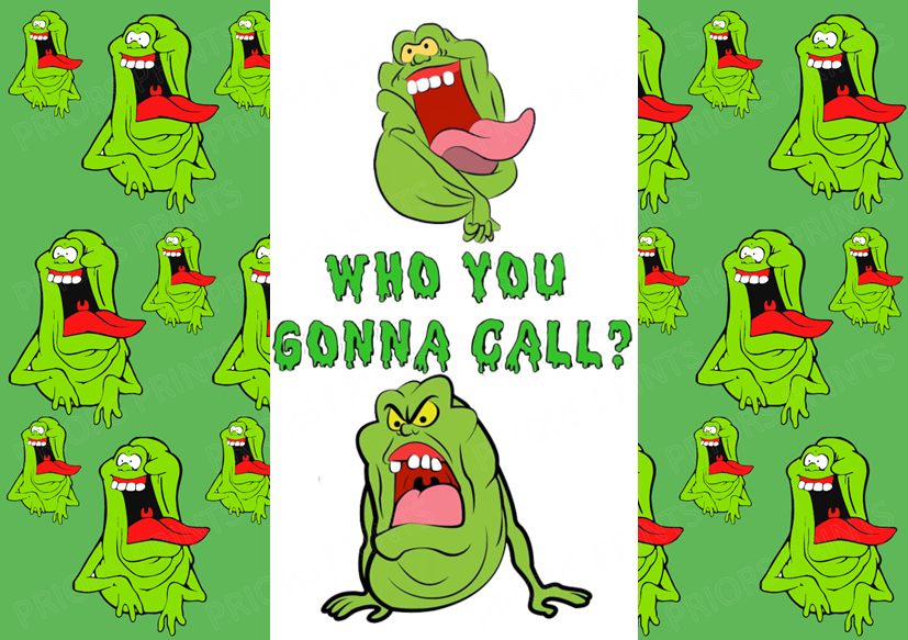 Ghostbusters Chocolate Bar Wrapper- Plain (No Text)