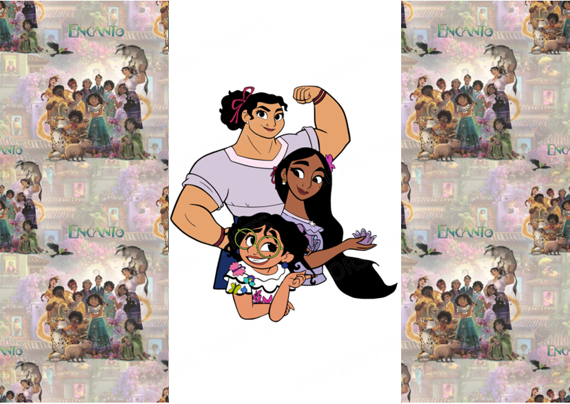 Encanto Chocolate Bar Wrapper- Plain (No Text)
