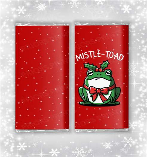 Funny Christmas Chocolate Bar Wrapper