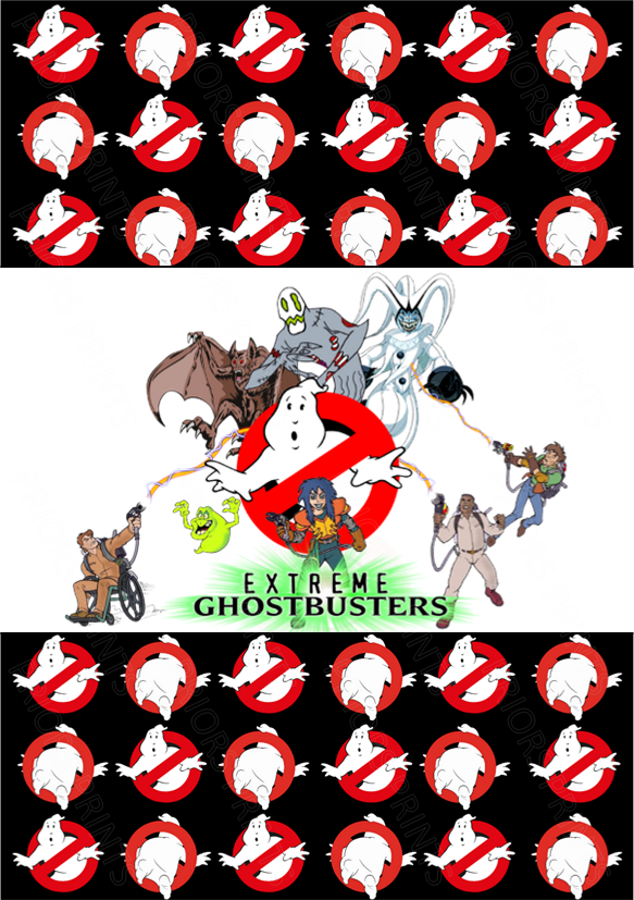 Ghostbusters Chocolate Bar Wrapper- Plain (No Text)