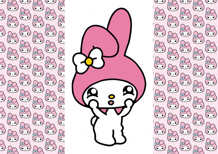 My Melody Chocolate Bar Wrapper- Plain (No Text)