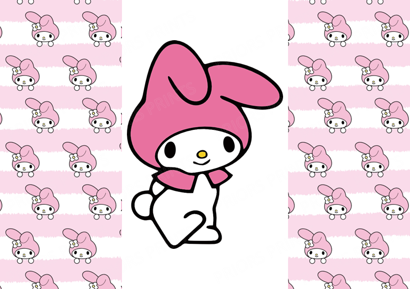 My Melody Chocolate Bar Wrapper- Plain (No Text)