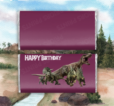 Jurassic Park Chocolate Bar Wrappers