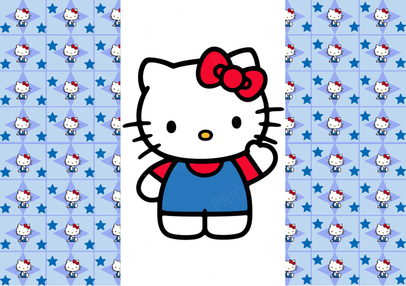 Hello Kitty Chocolate Bar Wrapper- Plain (No Text)