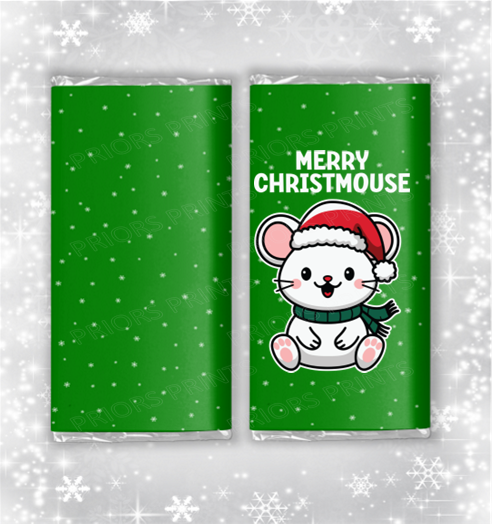 Funny Christmas Chocolate Bar Wrapper
