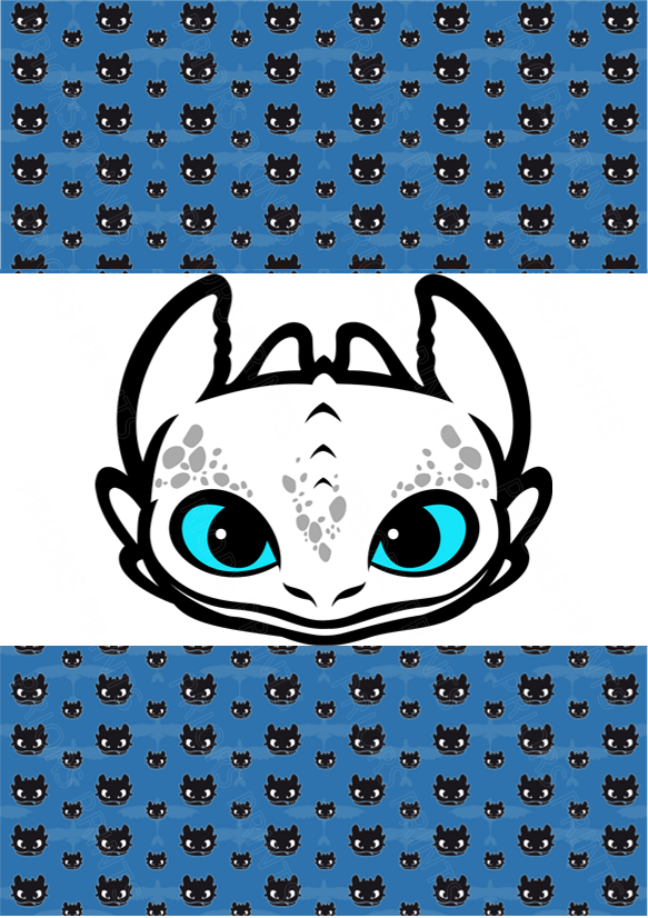 How To Train Your Dragon Chocolate Bar Wrapper- Plain (No Text)