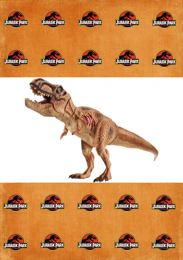 Jurassic Park Chocolate Bar Wrapper- Plain (No Text)