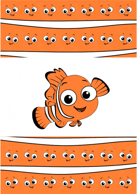 Nemo Chocolate Bar Wrapper- Plain (No Text)