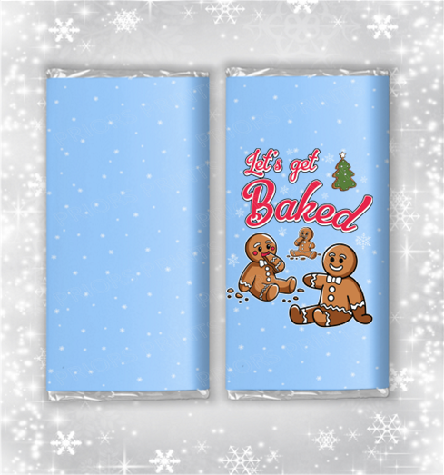 Funny Christmas Chocolate Bar Wrapper
