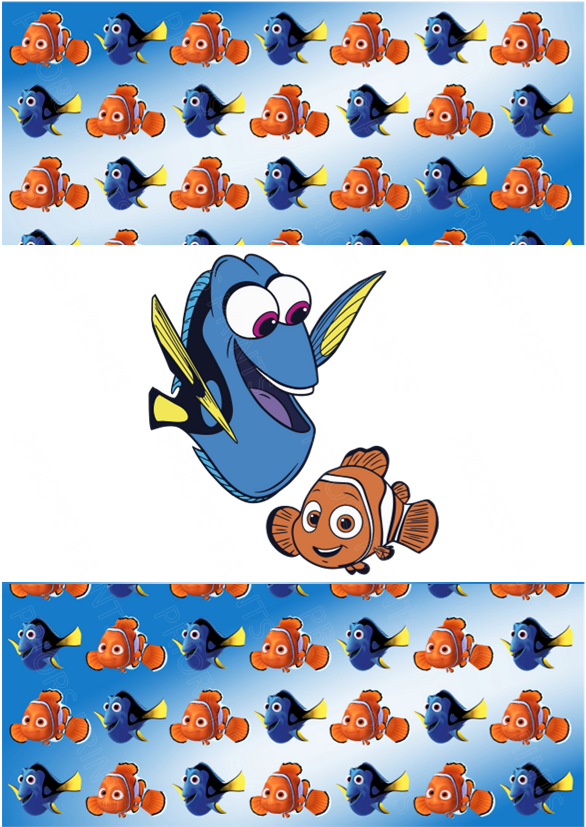 Nemo Chocolate Bar Wrapper- Plain (No Text)