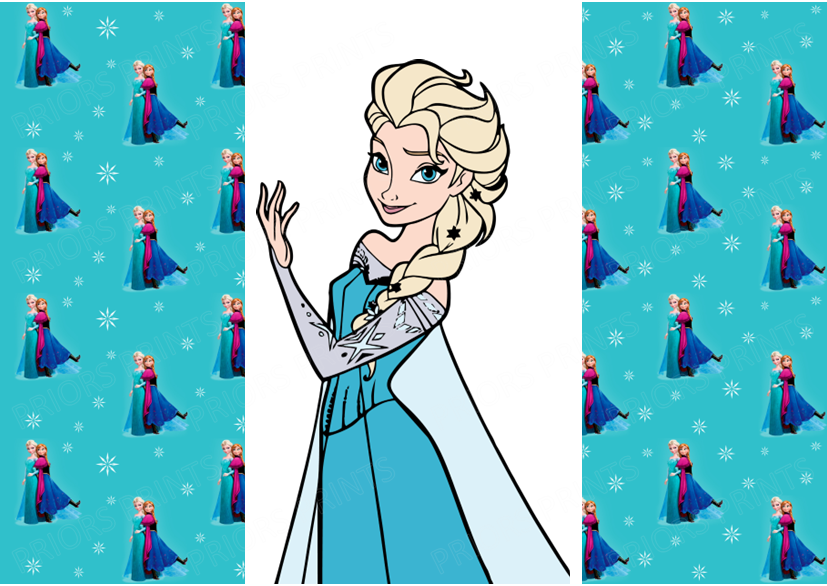 Frozen Chocolate Bar Wrapper- Plain (No Text)