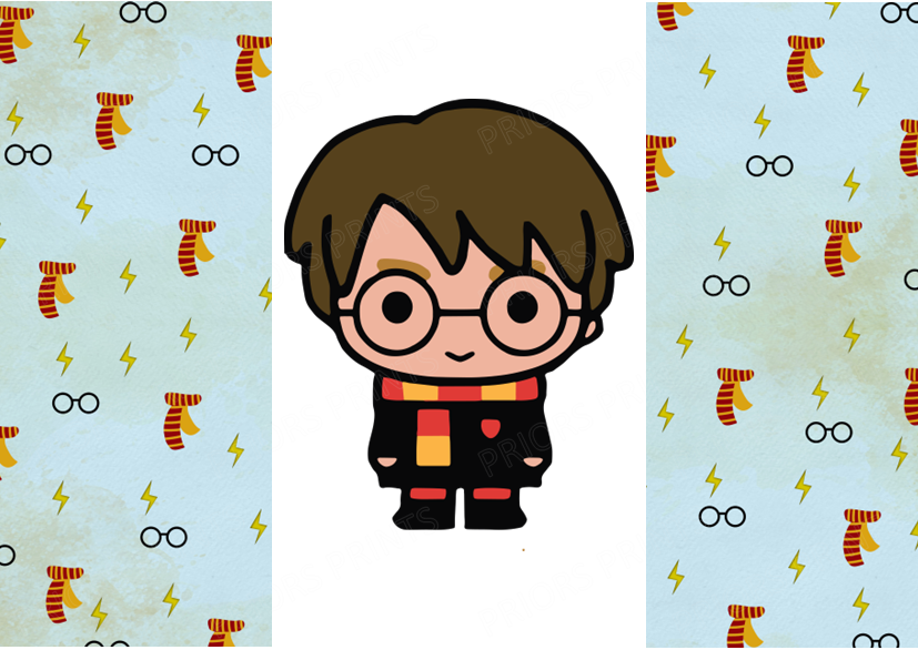 Harry Potter Chocolate Bar Wrapper- Plain (No Text)