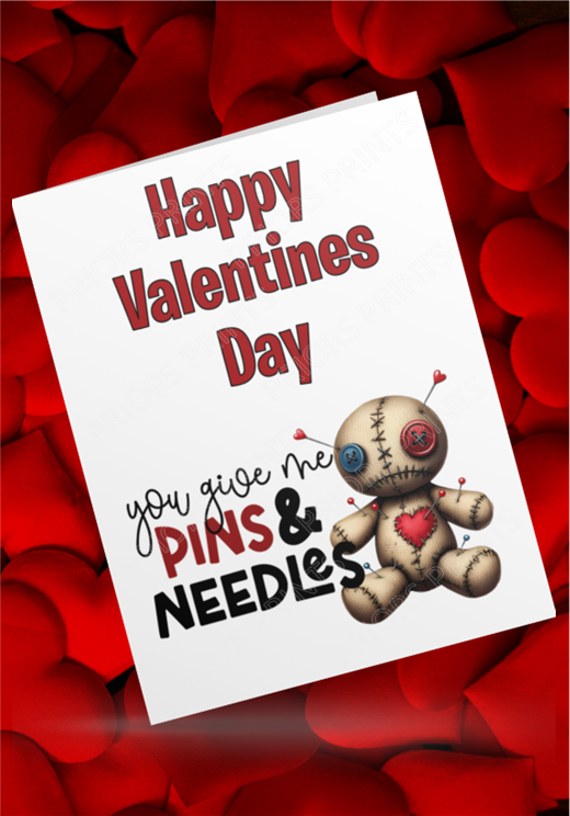 Voodoo Dolls Valentines Cards