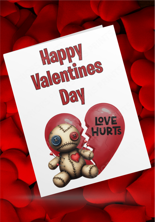 Voodoo Dolls Valentines Cards