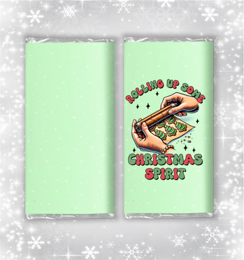 Funny Christmas Chocolate Bar Wrapper